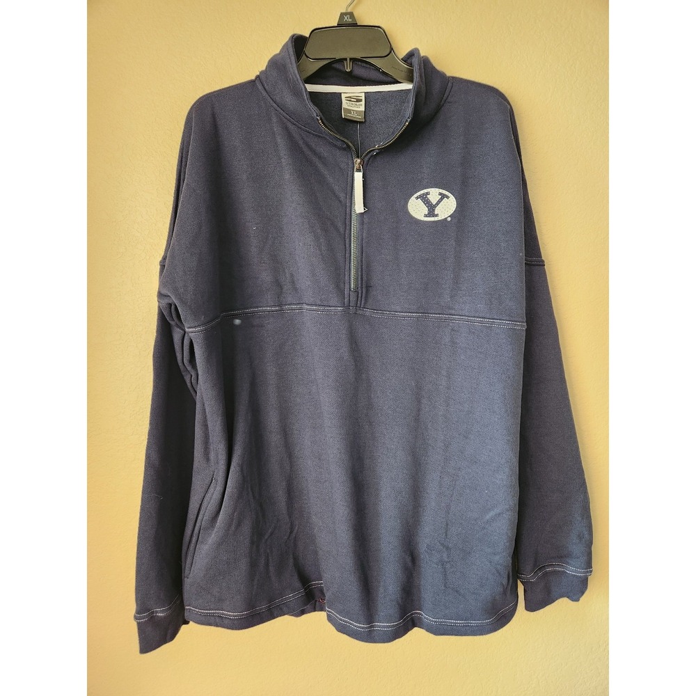 BYU Half Zip Pullover new with tags XL